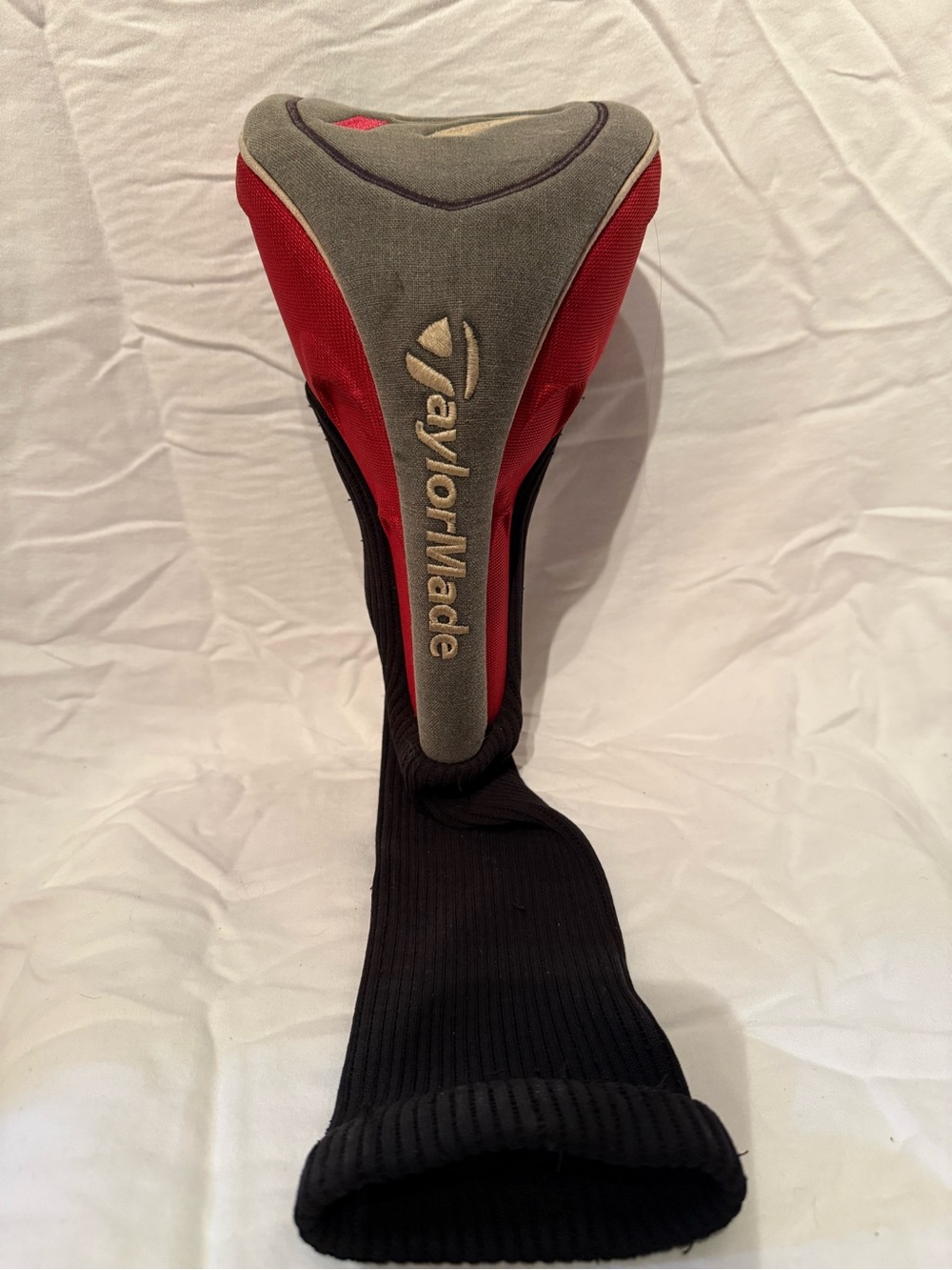 TaylorMade Red, Gray & Black Knit Golf Club Headcover